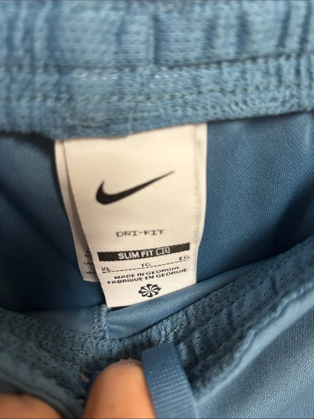Nike Men's Two-Tone Blue Athletic Shorts